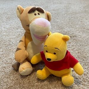 Plush Disney Tigger and Pooh Toy Set